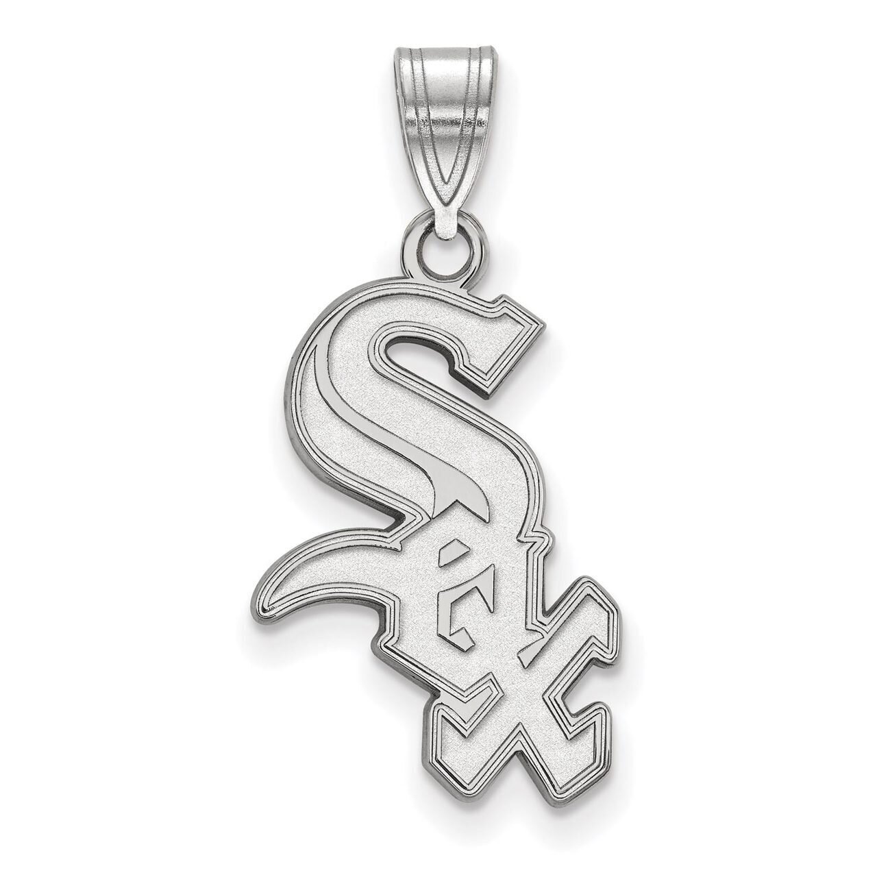 Chicago White Sox Large Pendant Sterling Silver SS004WHI