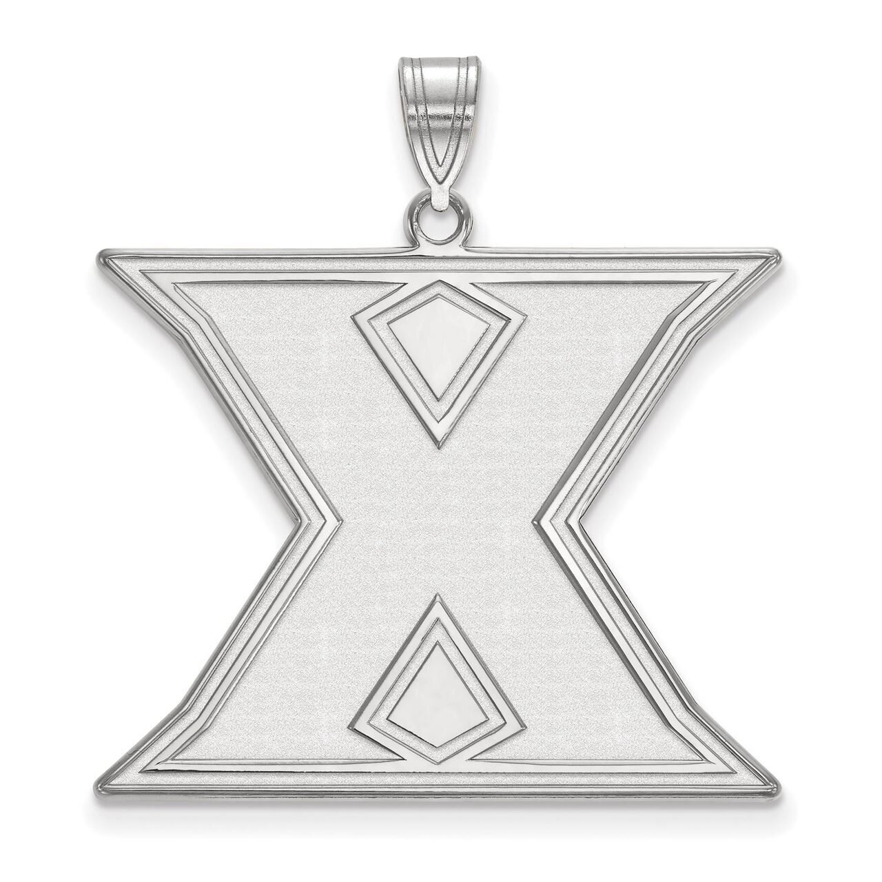 Xavier University Extra Large Pendant Sterling Silver SS004XU