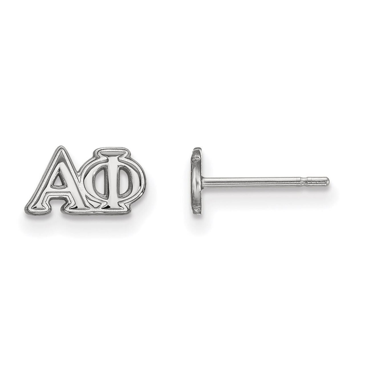 Alpha Phi Extra Small Post Earrings Sterling Silver SS005APH