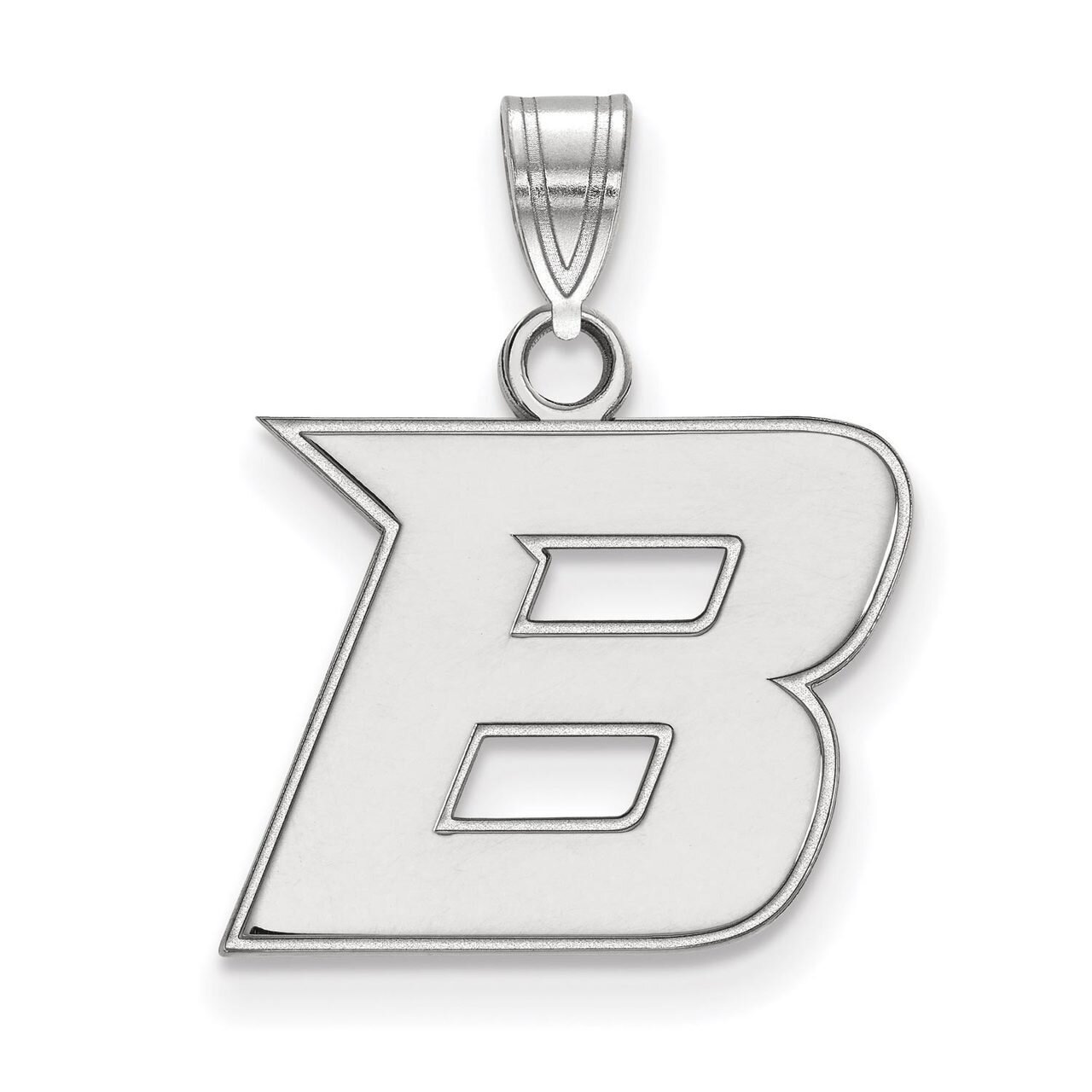 Boise State University Small Pendant Sterling Silver SS005BOS