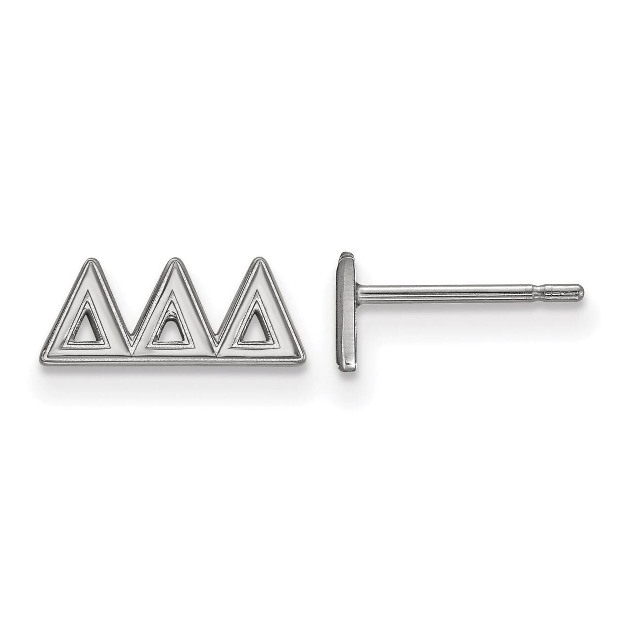 Delta Delta Delta Extra Small Post Earrings Sterling Silver SS005DDD, MPN: SS005DDD, 886774599335
