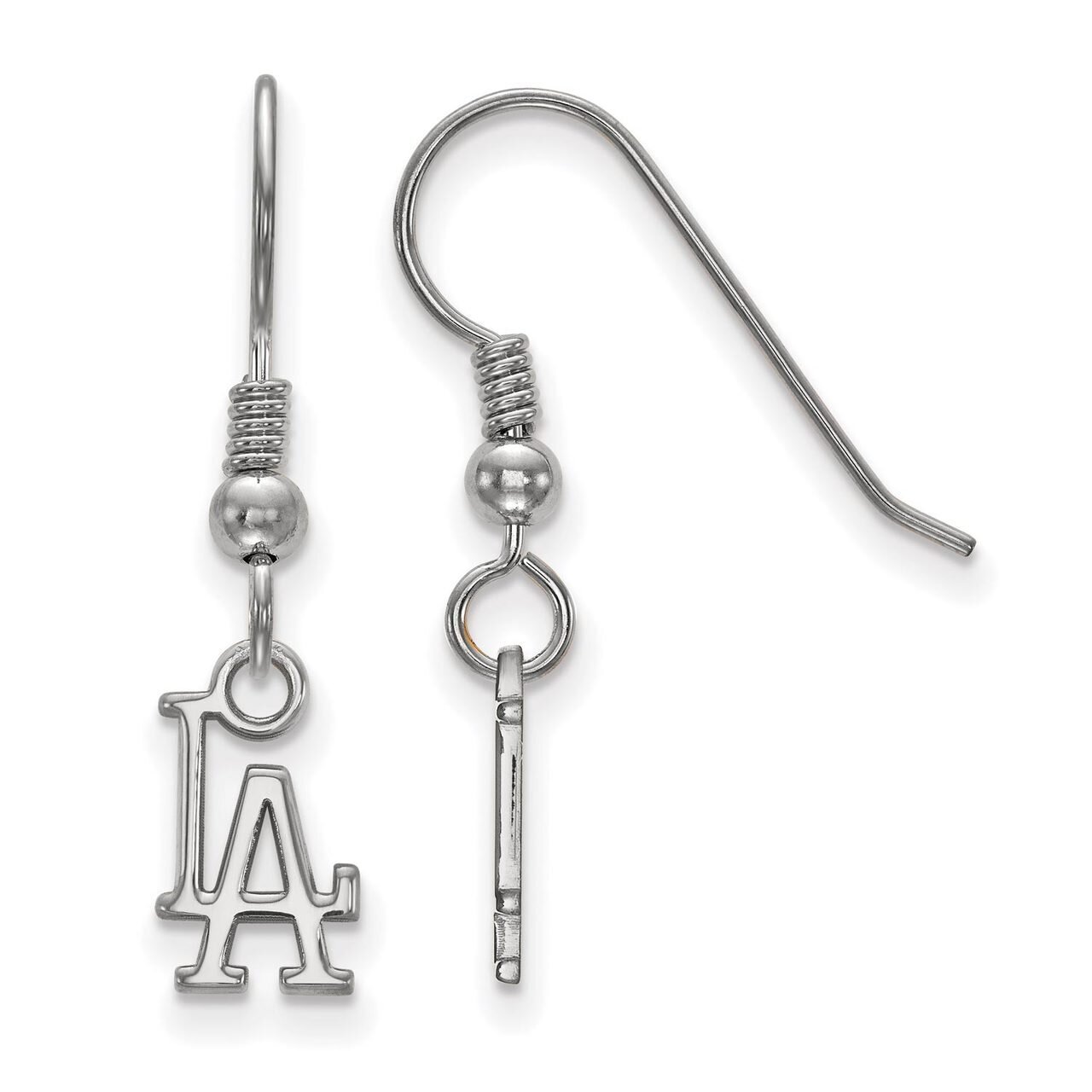 Los Angeles Dodgers Extra Small Dangle Earring Wire Sterling Silver SS005DOD, MPN: SS005DOD, 886774…