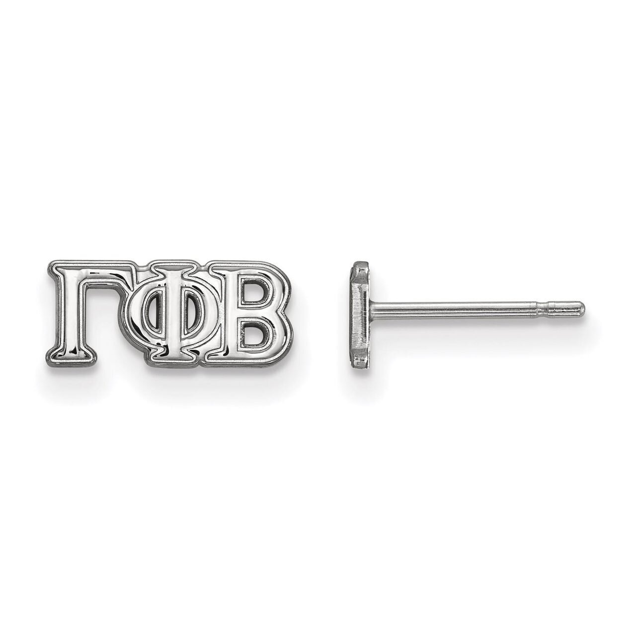 Gamma Phi Beta Extra Small Post Earrings Sterling Silver SS005GPB, MPN: SS005GPB, 886774599373