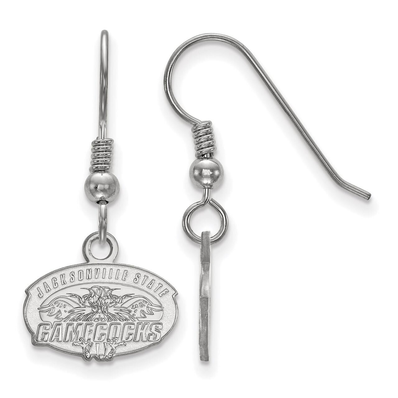 Jacksonville State University Extra Small Dangle Earring Wire Sterling Silver SS005JAC, MPN: SS005J…