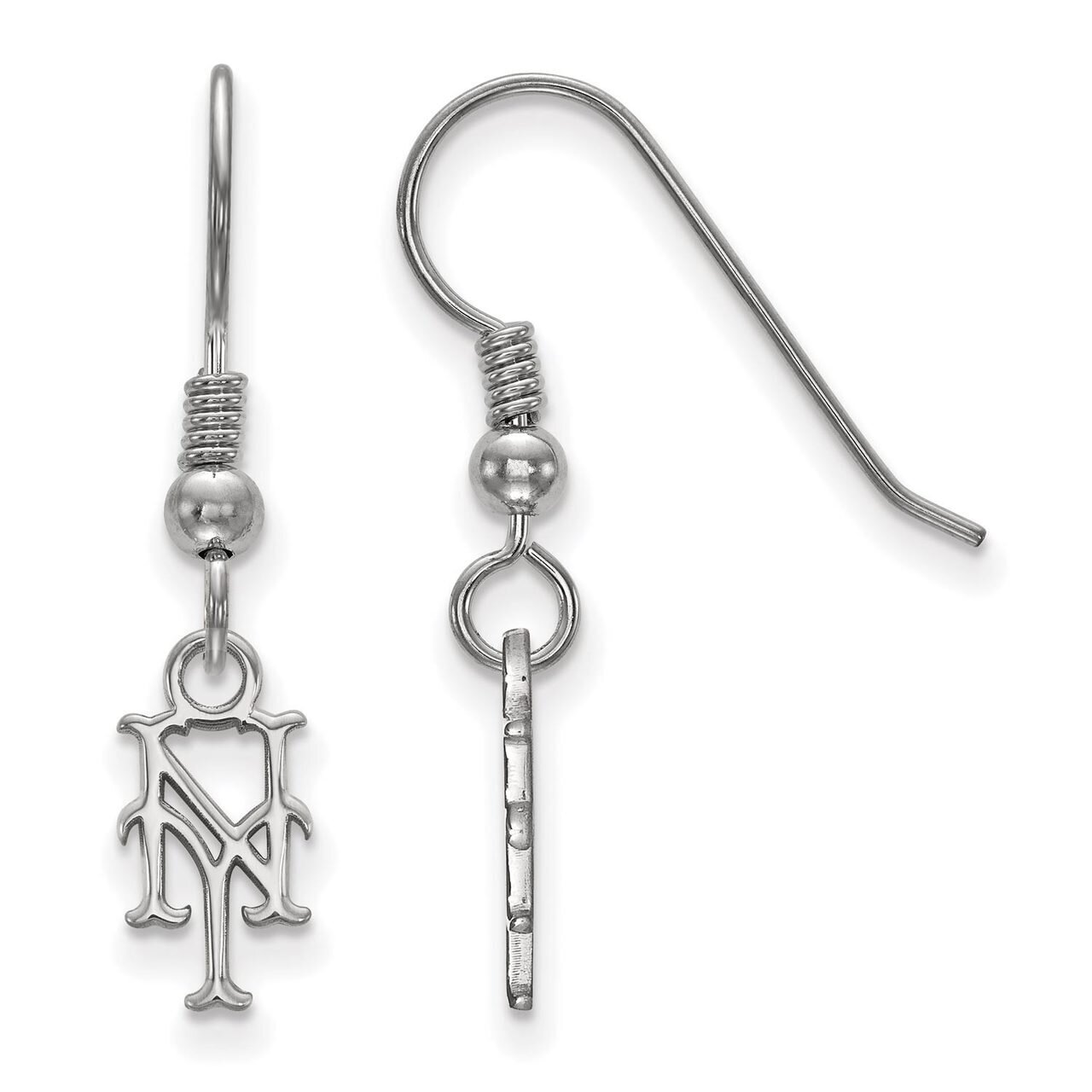 New York Mets Extra Small Dangle Earring Wire Sterling Silver SS005MET, MPN: SS005MET, 886774624501