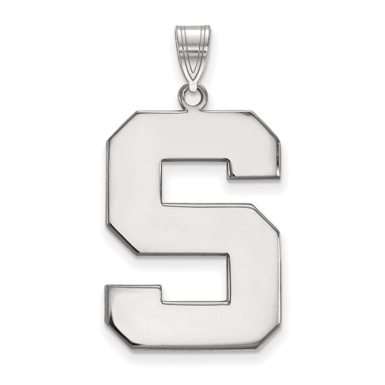 Michigan State University Extra Large Pendant Sterling Silver SS005MIS