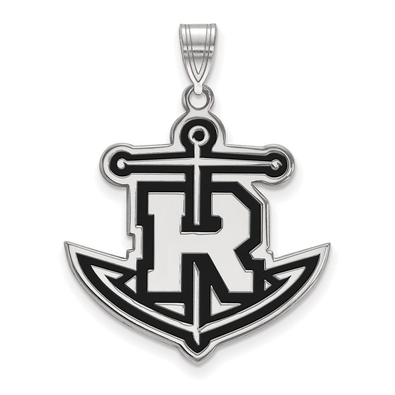 Rollins College Extra Large Enamel Pendant Sterling Silver SS005ROC