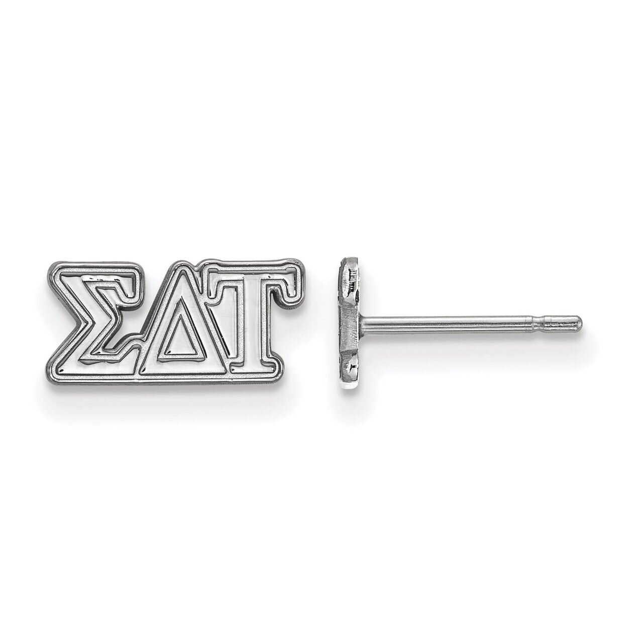 Sigma Delta Tau Extra Small Post Earrings Sterling Silver SS005SDT, MPN: SS005SDT, 886774610962