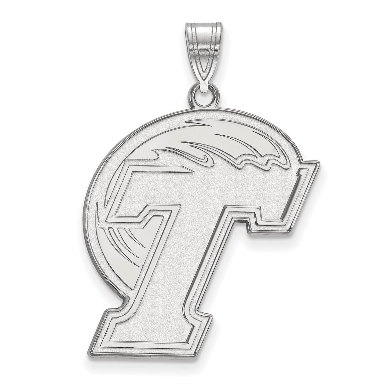 Tulane University Extra Large Enamel Pendant Sterling Silver SS005TUL, MPN: SS005TUL, 886774701745