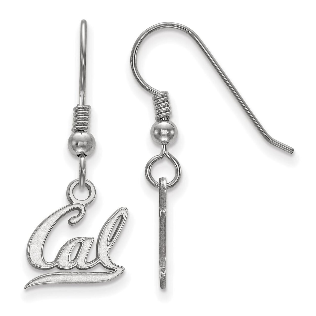 University of California Berkeley Extra Small Dangle Earring Wire Sterling Silver SS005UCB, MPN: SS…