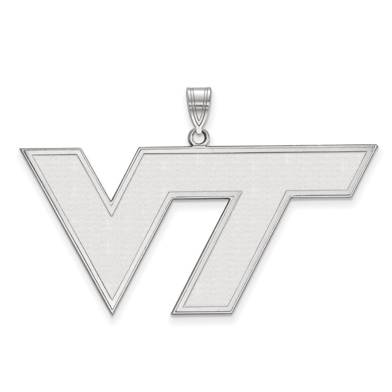 Virginia Tech Extra Large Pendant Sterling Silver SS005VTE