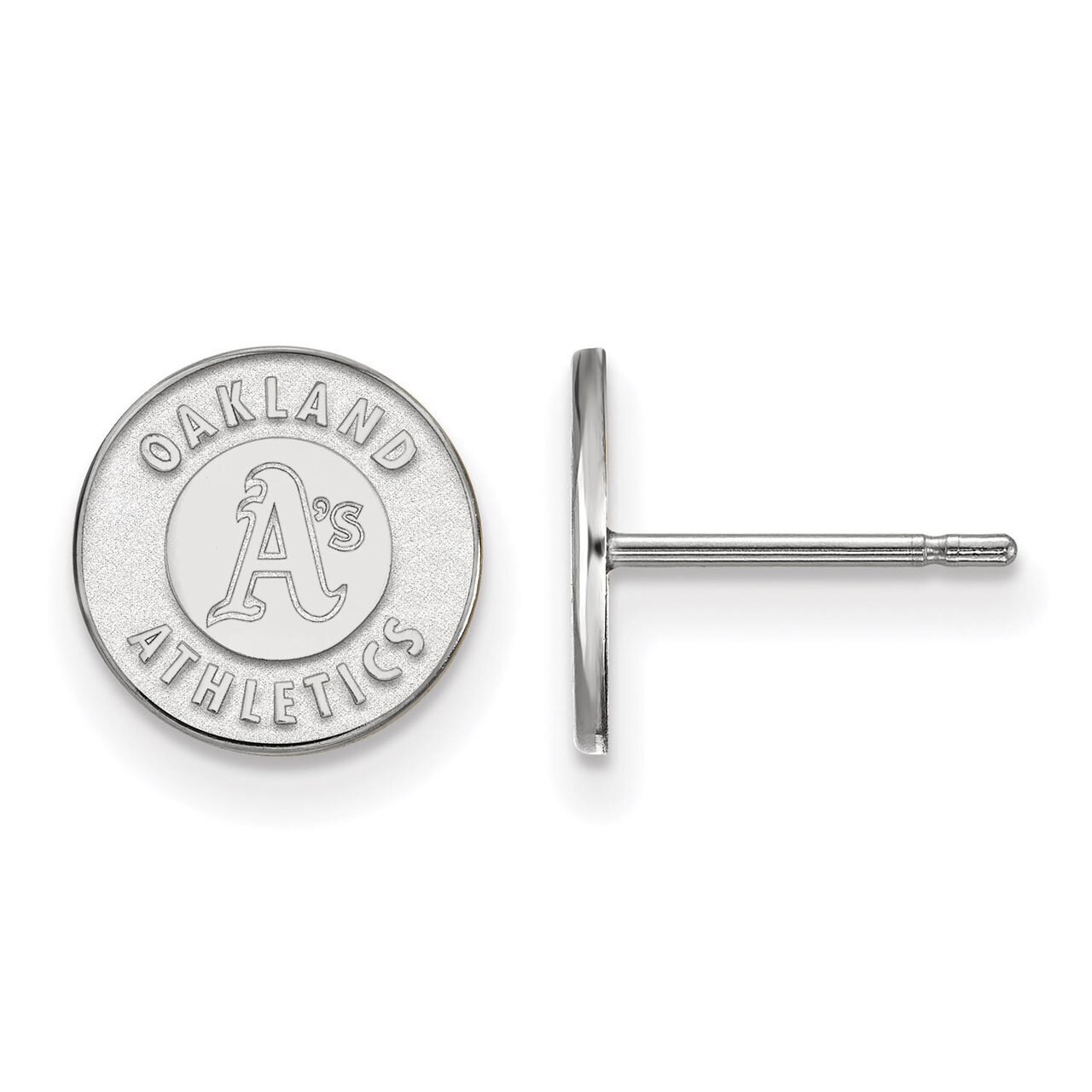 Oakland Athletics Extra Small Post Earring Sterling Silver SS006ATH