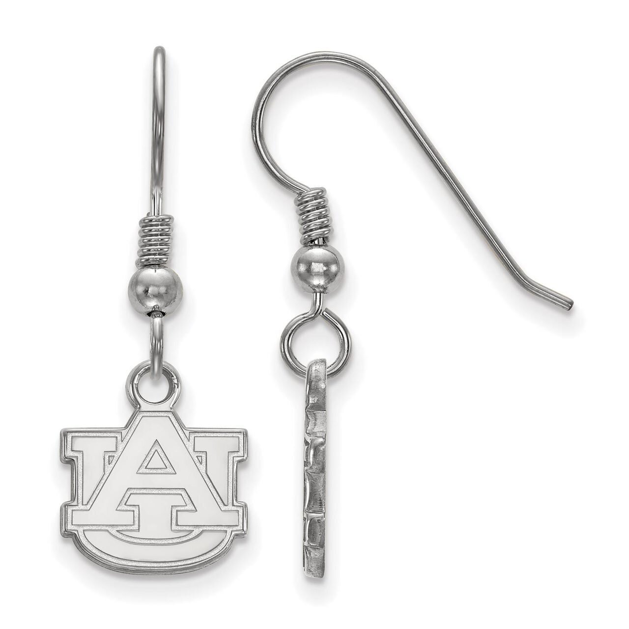 Auburn University Extra Small Dangle Earring Wire Sterling Silver SS006AU