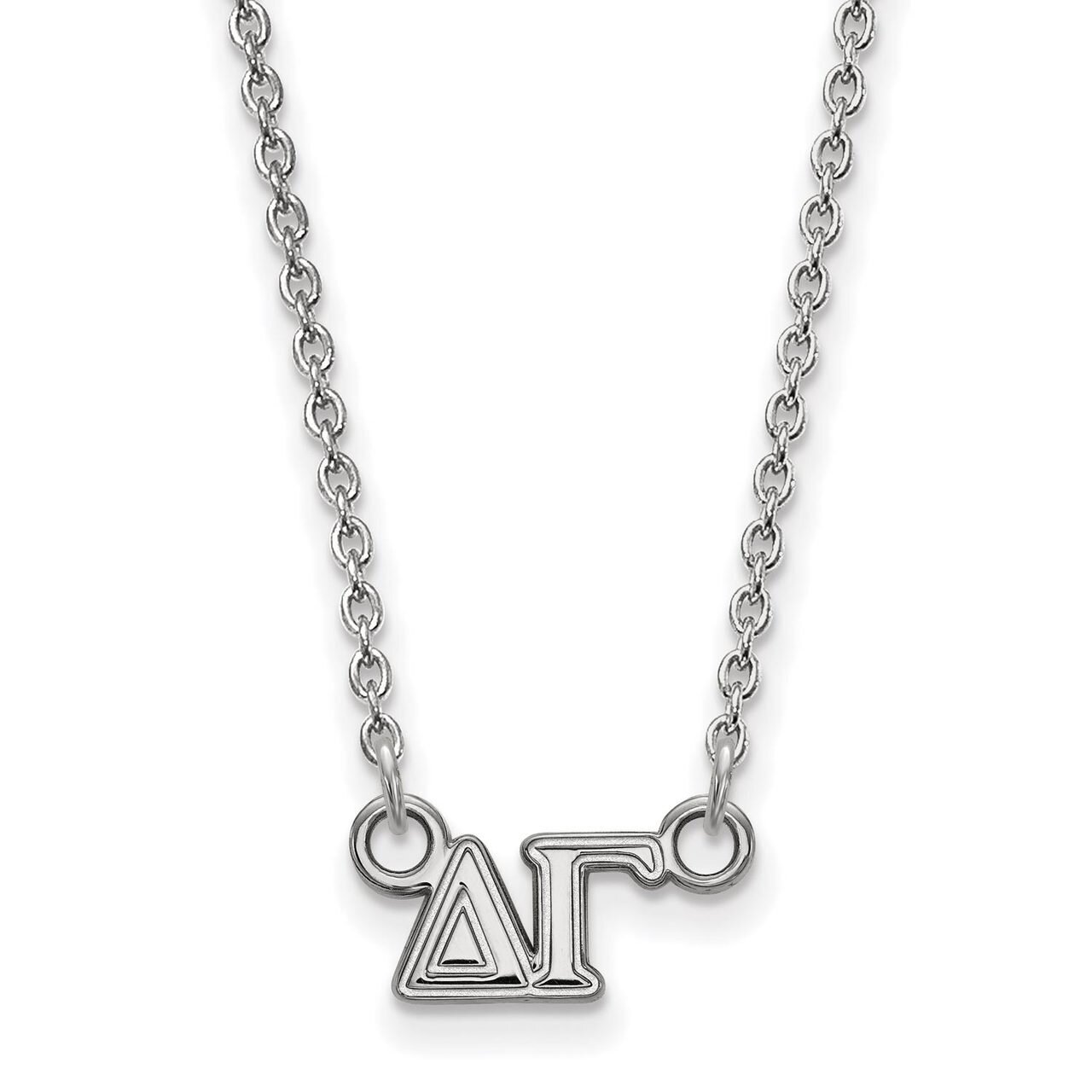 Delta Gamma Extra Small Pendant with 18 Inch Chain Sterling Silver SS006DG-18, MPN: SS006DG-18, 886…