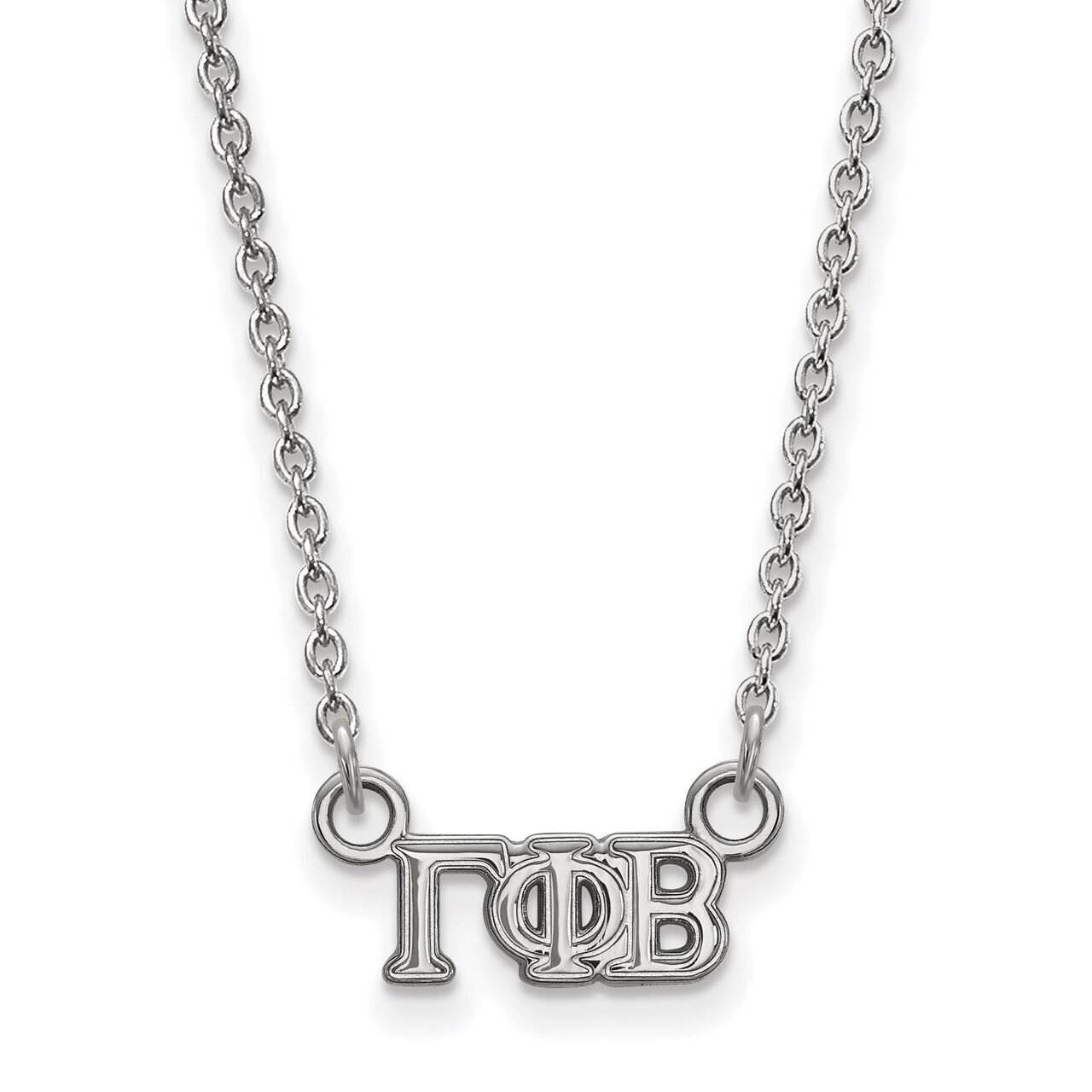 Gamma Phi Beta Extra Small Pendant with 18 Inch Chain Sterling Silver SS006GPB-18, MPN: SS006GPB-18…