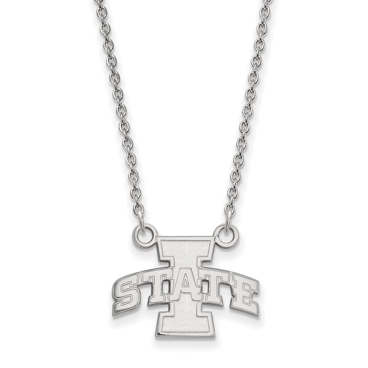 Iowa State University Small Pendant with Necklace Sterling Silver SS006IAS-18, MPN: SS006IAS-18, 88…