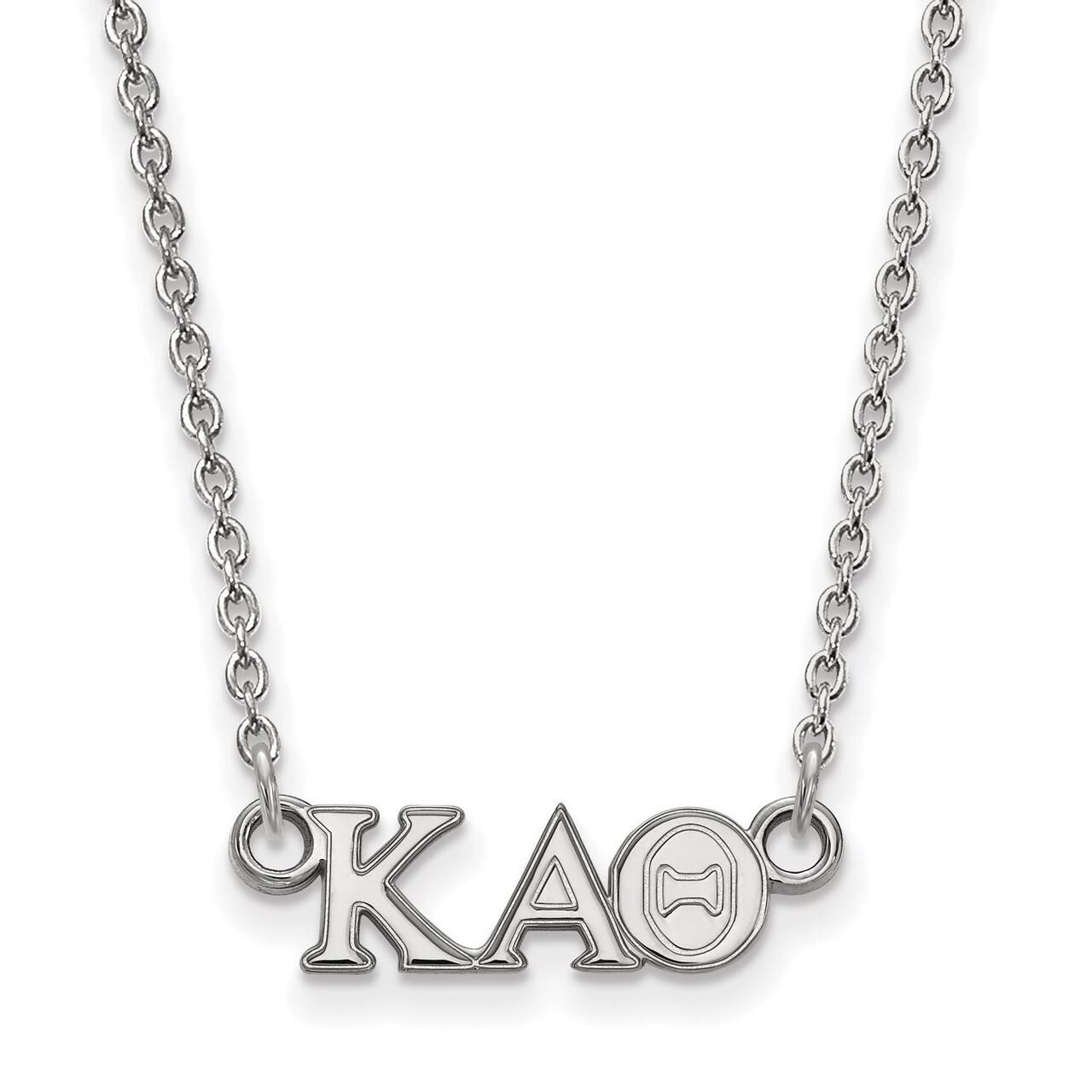 Kappa Alpha Theta Extra Small Pendant with 18 Inch Chain Sterling Silver SS006KAT-18, MPN: SS006KAT…