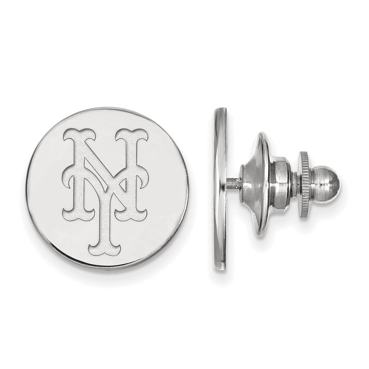 New York Mets Lapel Pin Sterling Silver SS006MET