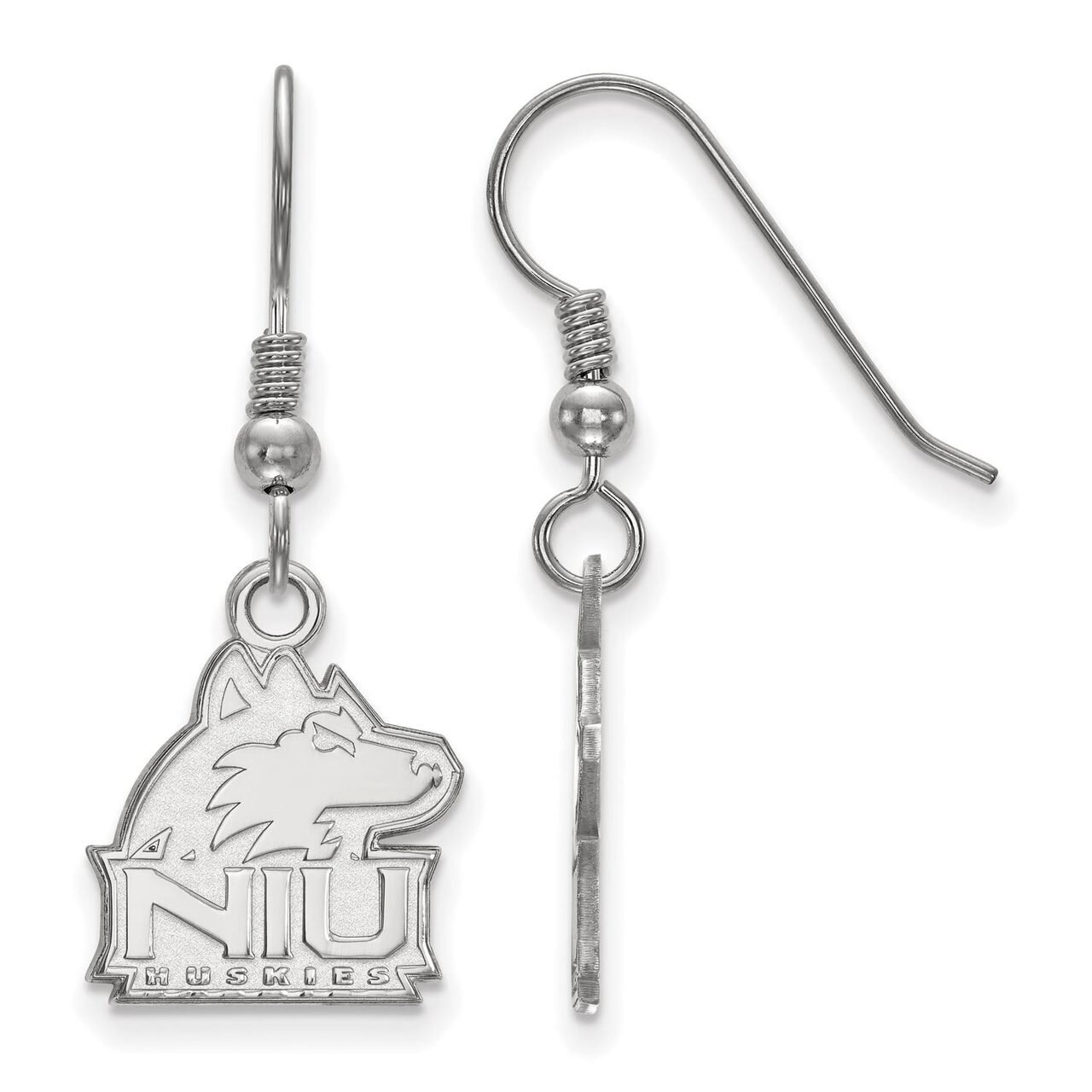 Northern Illinois University Small Dangle Earring Wire Sterling Silver SS006NIU, MPN: SS006NIU, 886…