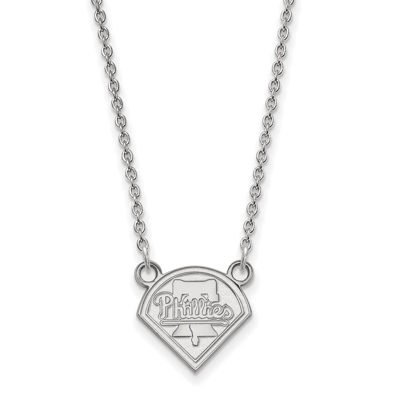 Philadelphia Phillies Small Pendant with Necklace Sterling Silver SS006PHI-18, MPN: SS006PHI-18, 88…