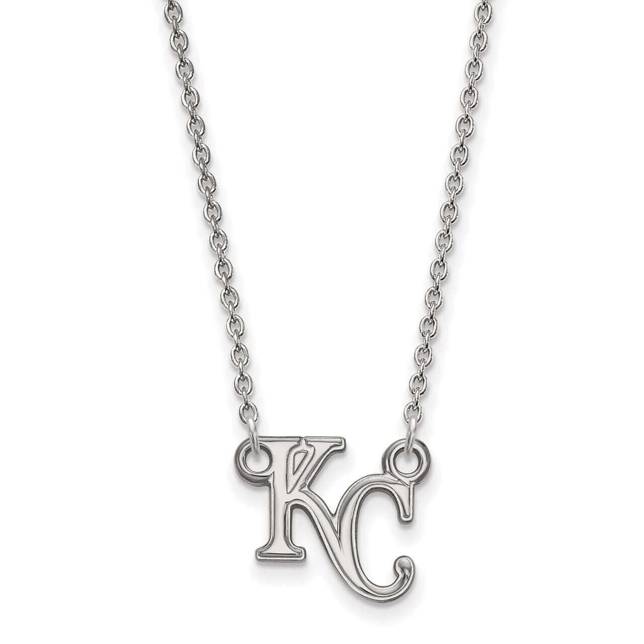 Kansas City Royals Small Pendant with Necklace Sterling Silver SS006ROY-18, MPN: SS006ROY-18, 88677…