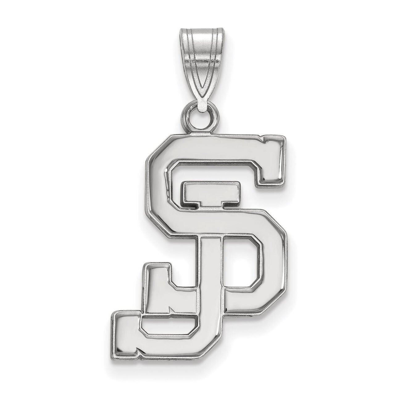 San Jose State University Large Pendant Sterling Silver SS006SJS, MPN: SS006SJS, 886774697567