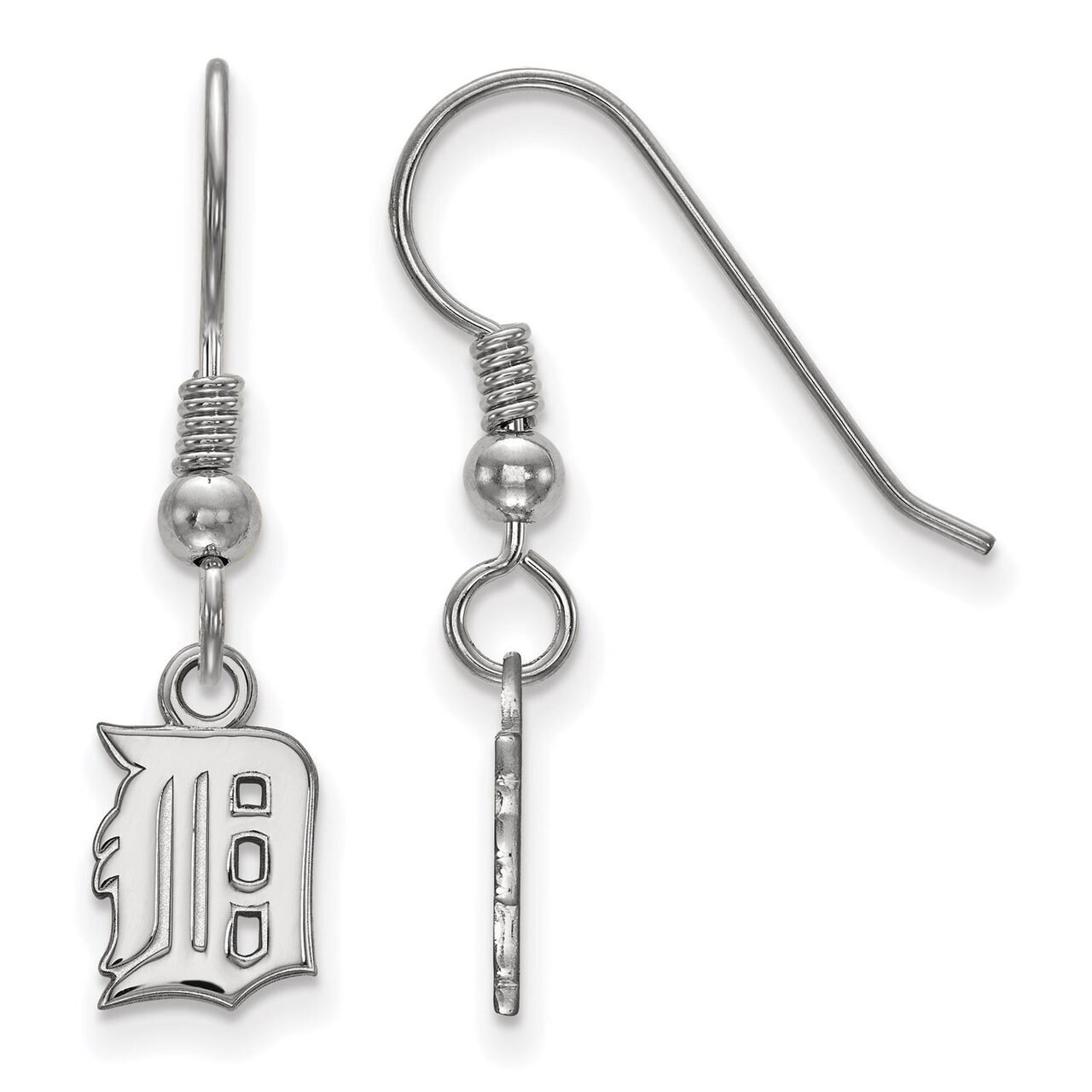 Detroit Tigers Extra Small Dangle Earring Wire Sterling Silver SS006TIG, MPN: SS006TIG, 886774624938