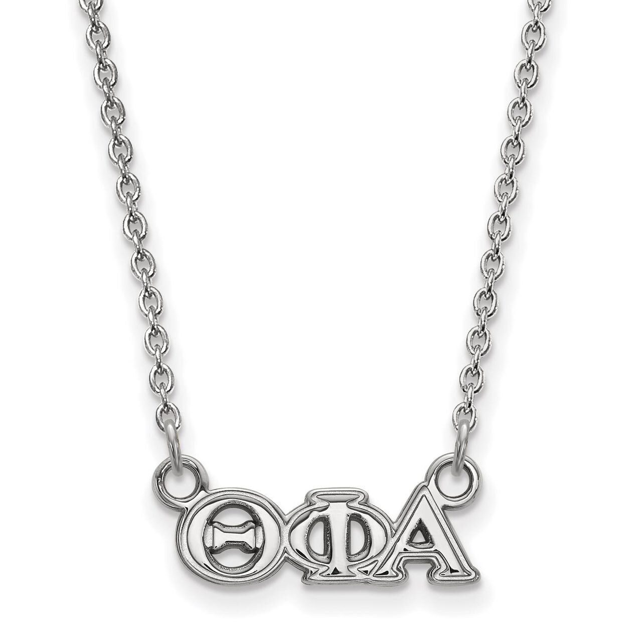 Theta Phi Alpha Extra Small Pendant with 18 Inch Chain Sterling Silver SS006TPA-18, MPN: SS006TPA-1…