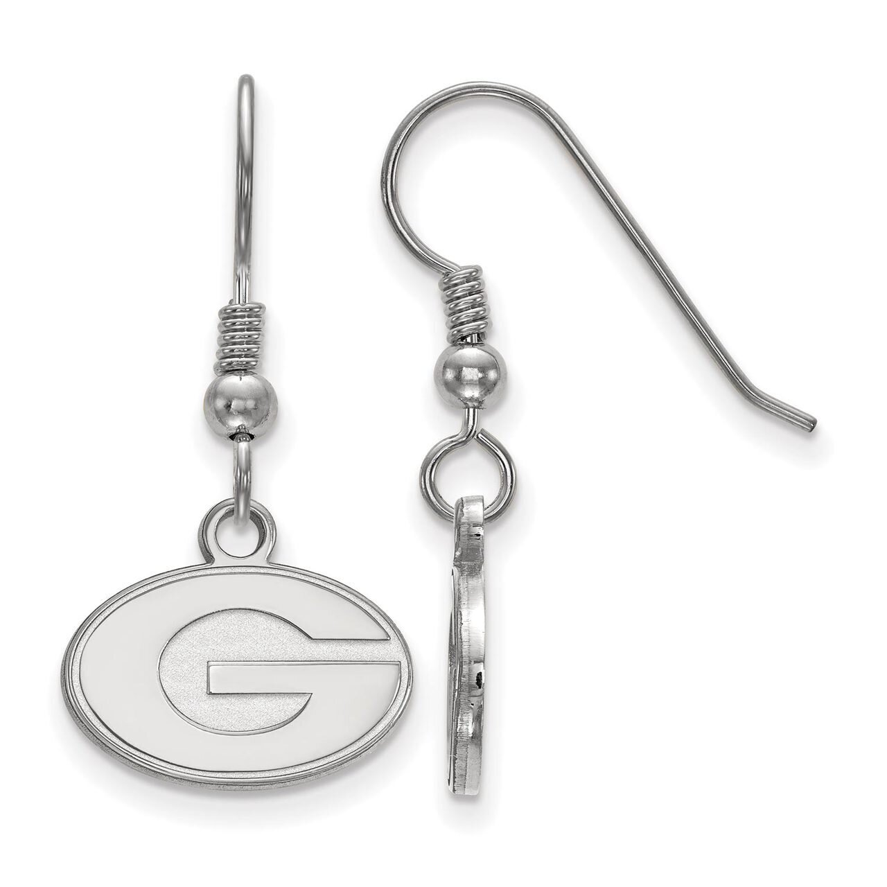 University of Georgia Extra Small Dangle Earring Wire Sterling Silver SS006UGA, MPN: SS006UGA, 8867…