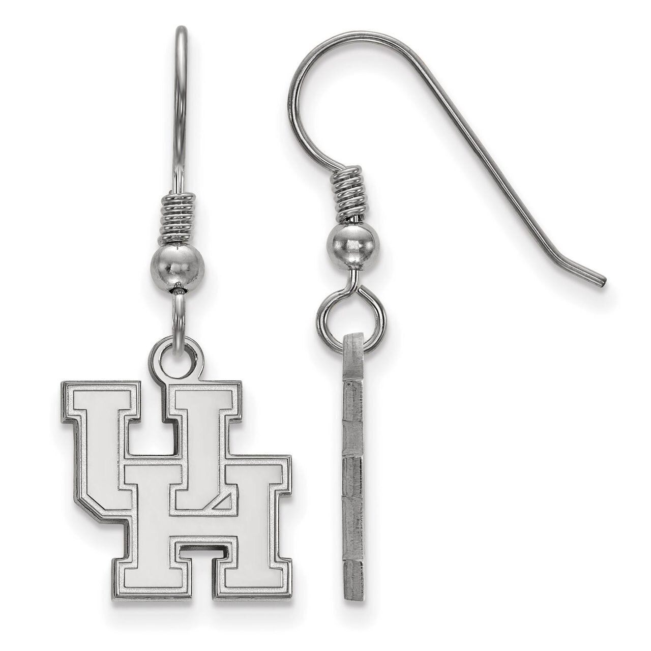 University of Houston Small Dangle Earring Wire Sterling Silver SS006UHO