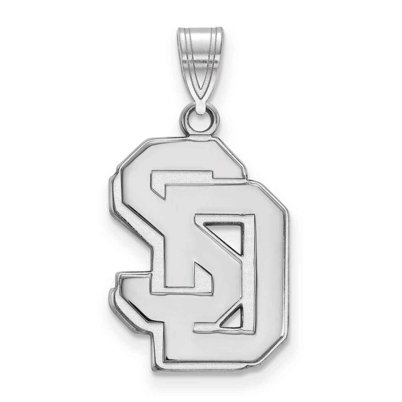 University of South Dakota Large Pendant Sterling Silver SS006USD, MPN: SS006USD, 886774716596