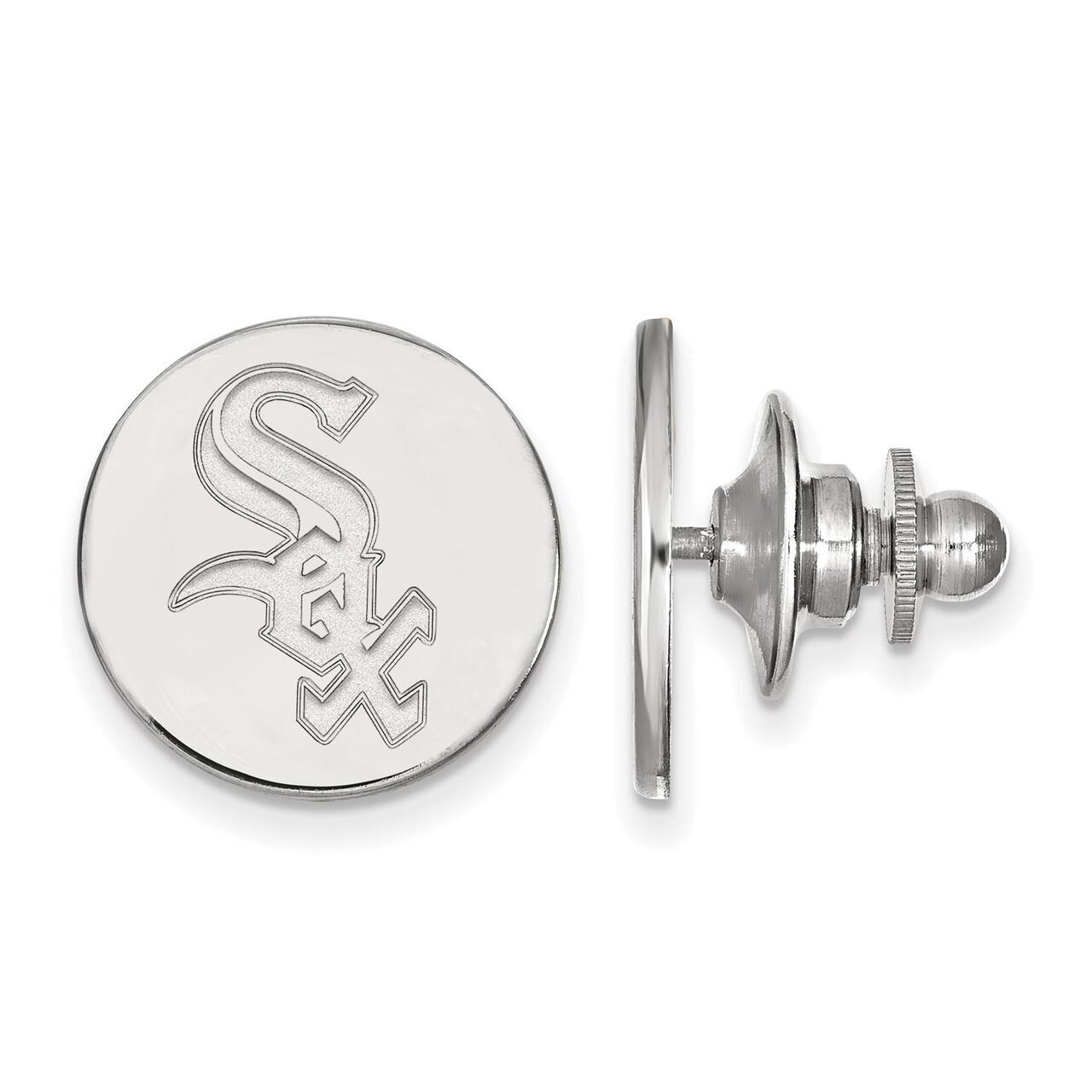 Chicago White Sox Lapel Pin Sterling Silver SS006WHI