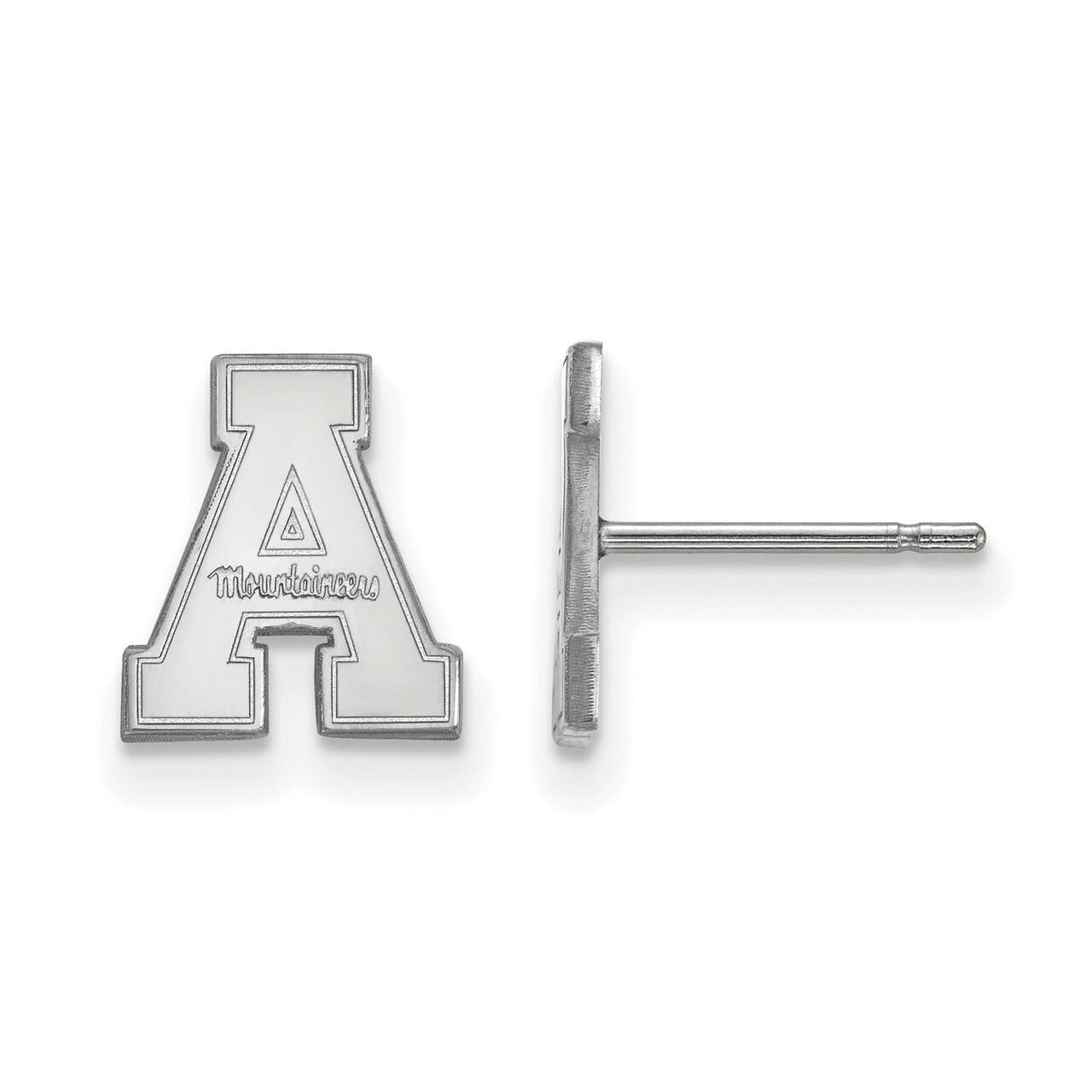 Appalachian State University Extra Small Post Earring Sterling Silver SS007APS