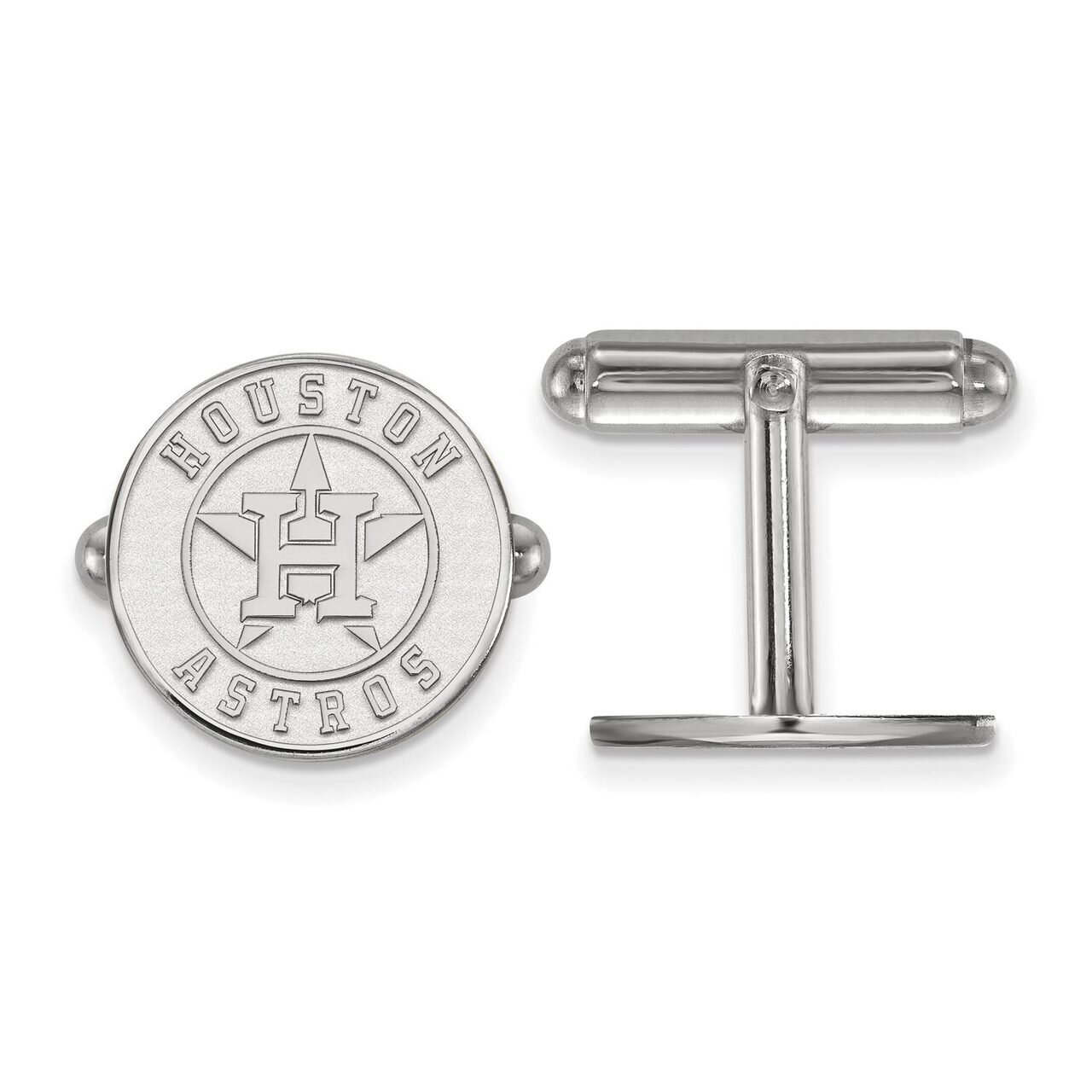 Houston Astros Cuff Link Sterling Silver SS007AST