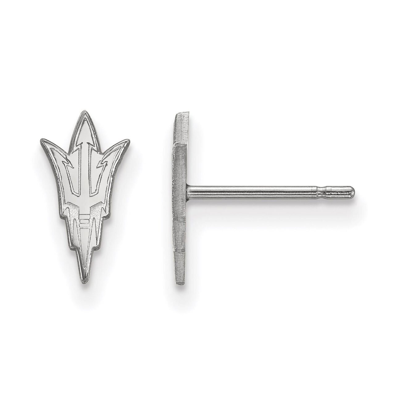 Arizona State University Extra Small Post Earring Sterling Silver SS007AZS