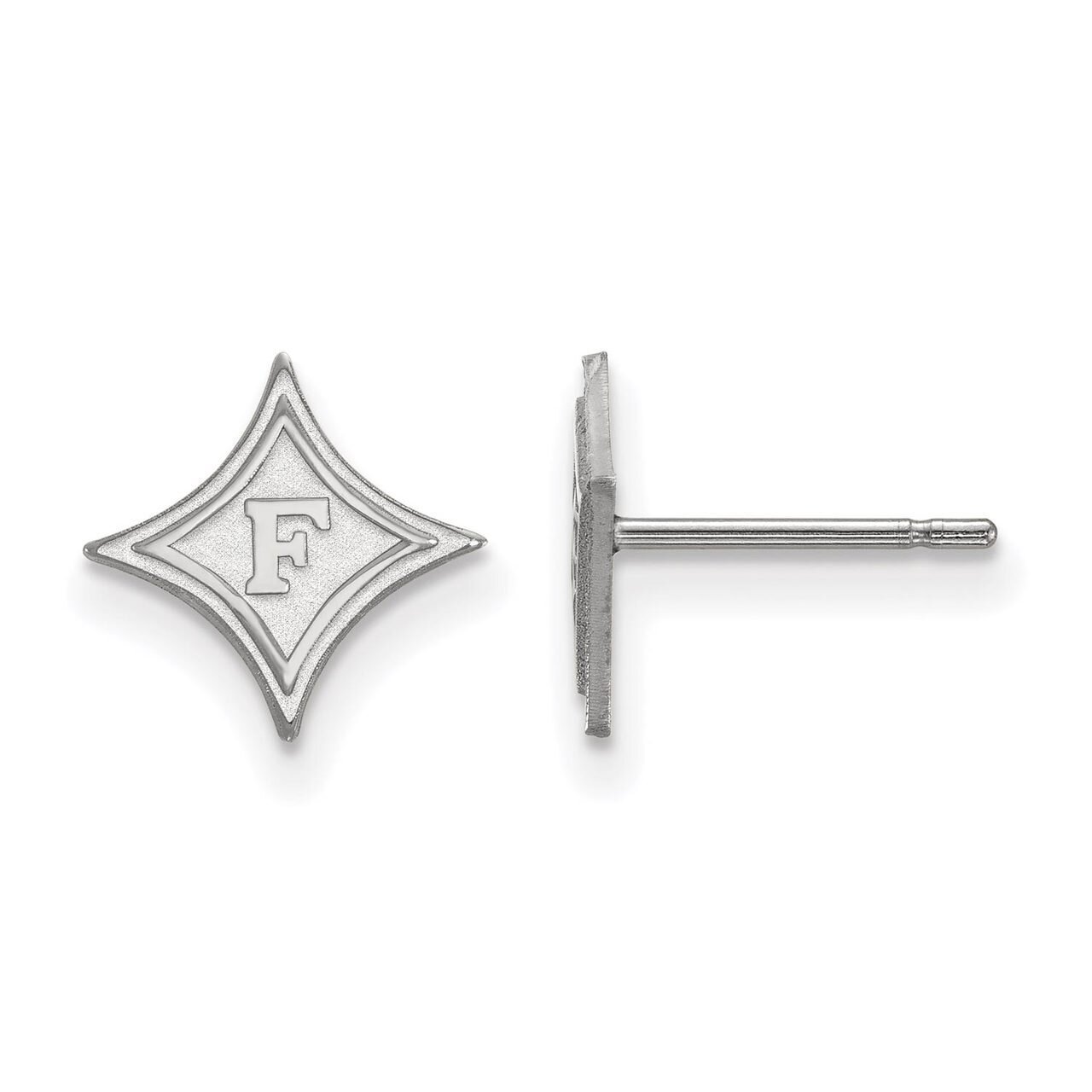 Furman University Extra Small Post Earring Sterling Silver SS007FUU