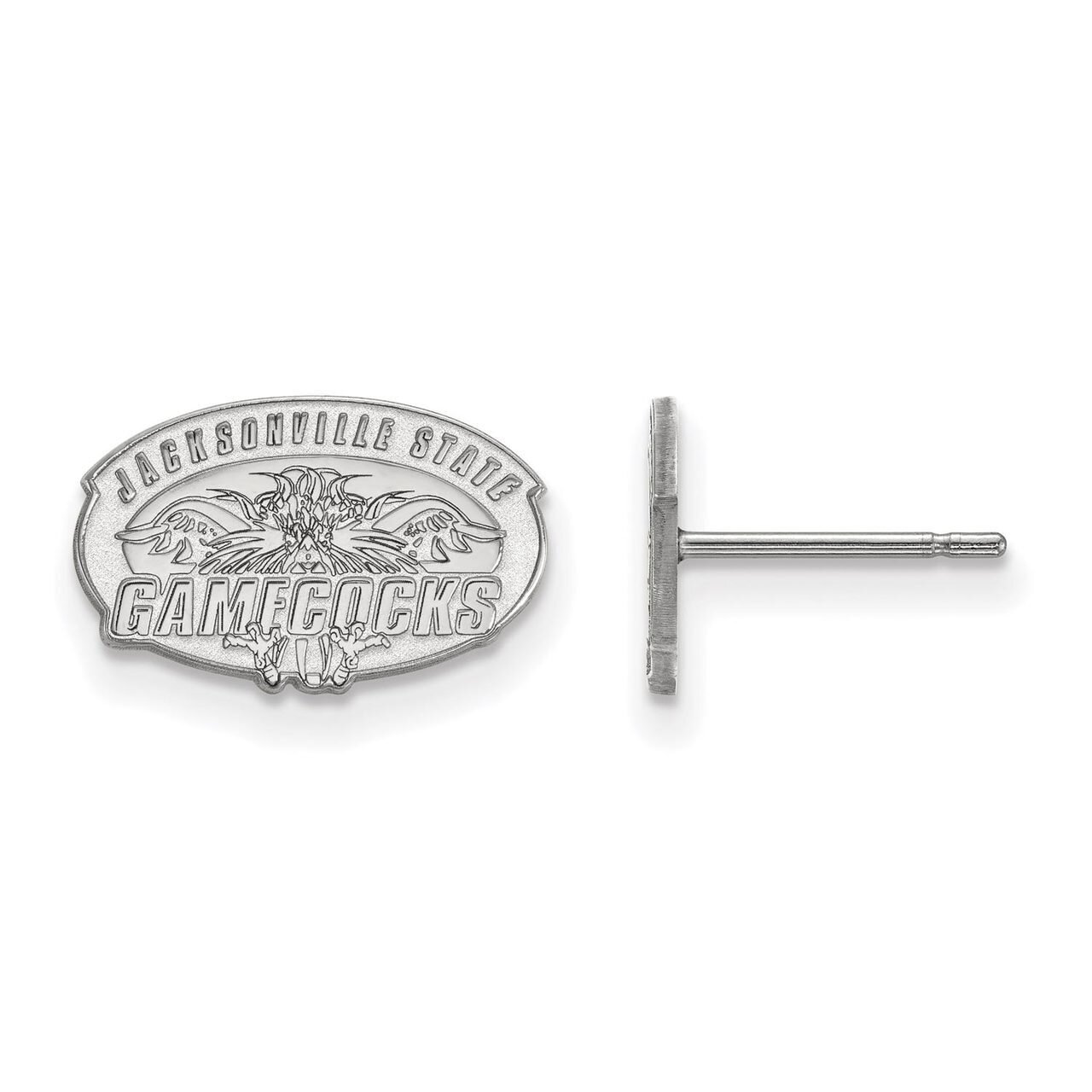 Jacksonville State University Extra Small Post Earring Sterling Silver SS007JAC