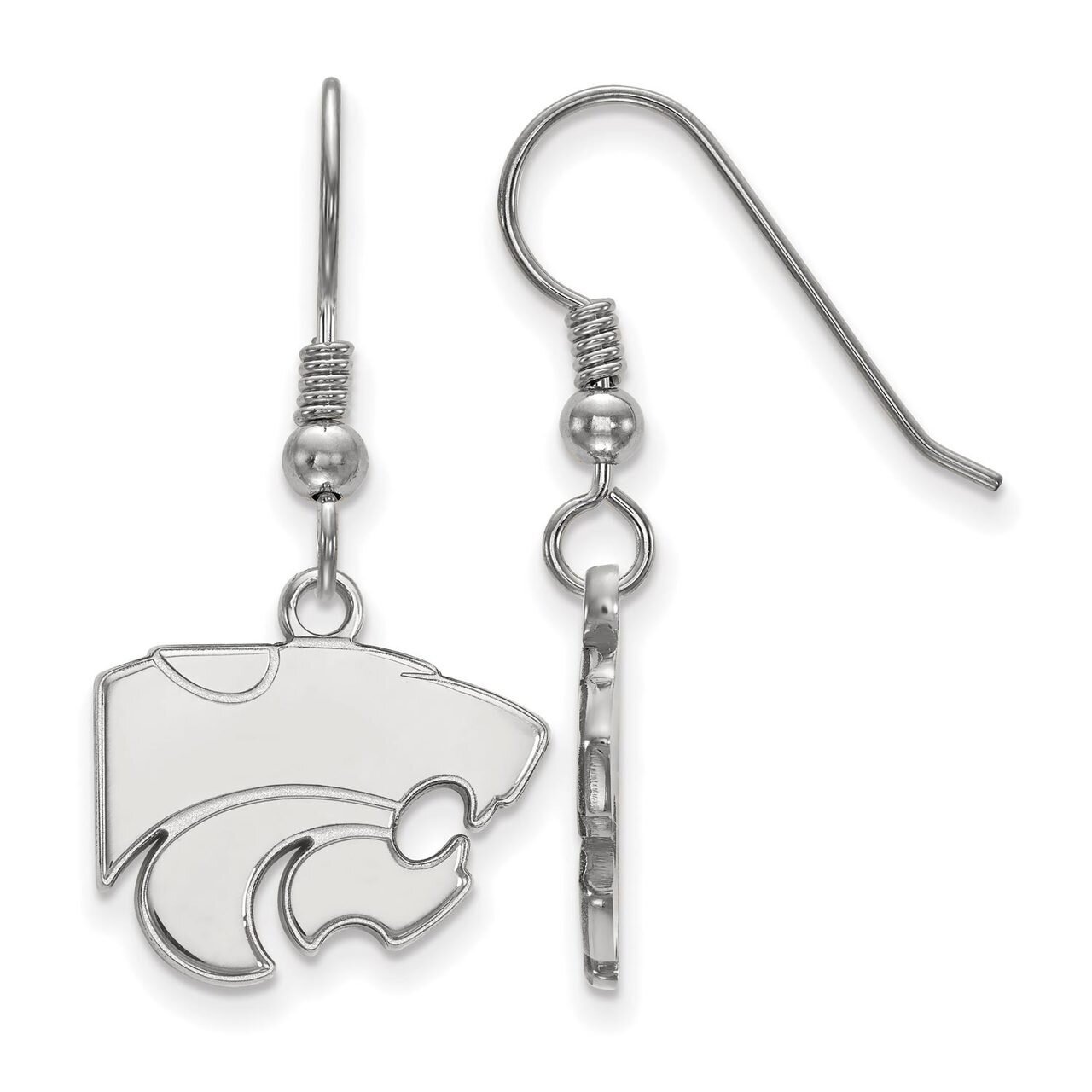 Kansas State University Small Dangle Earring Wire Sterling Silver SS007KSU, MPN: SS007KSU, 88677468…