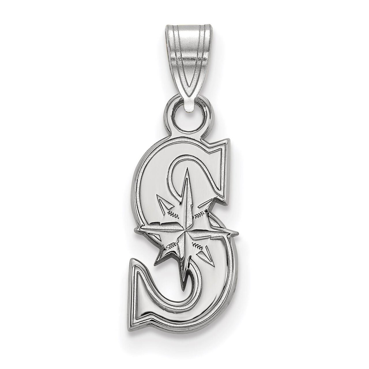 Seattle Mariners Small Pendant Sterling Silver SS007MRN