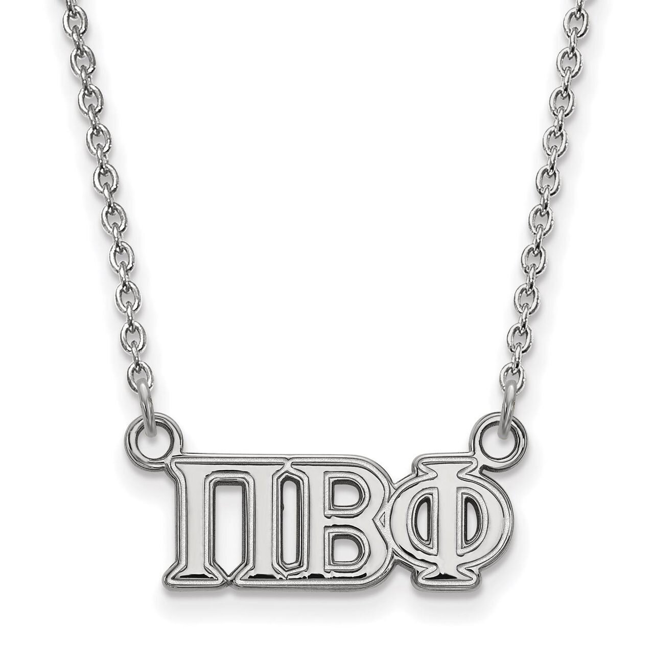Pi Beta Phi Medium Pendant with 18 Inch Chain Sterling Silver SS007PBP-18, MPN: SS007PBP-18, 886774…