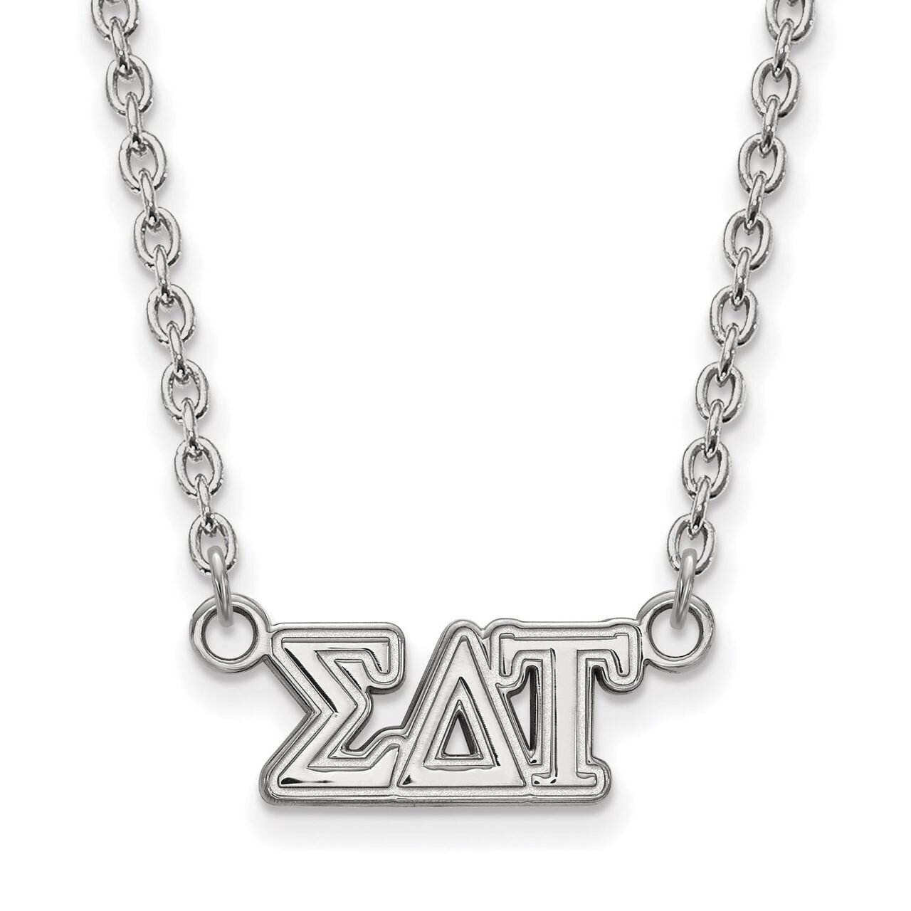 Sigma Delta Tau Medium Pendant with 18 Inch Chain Sterling Silver SS007SDT-18, MPN: SS007SDT-18, 88…