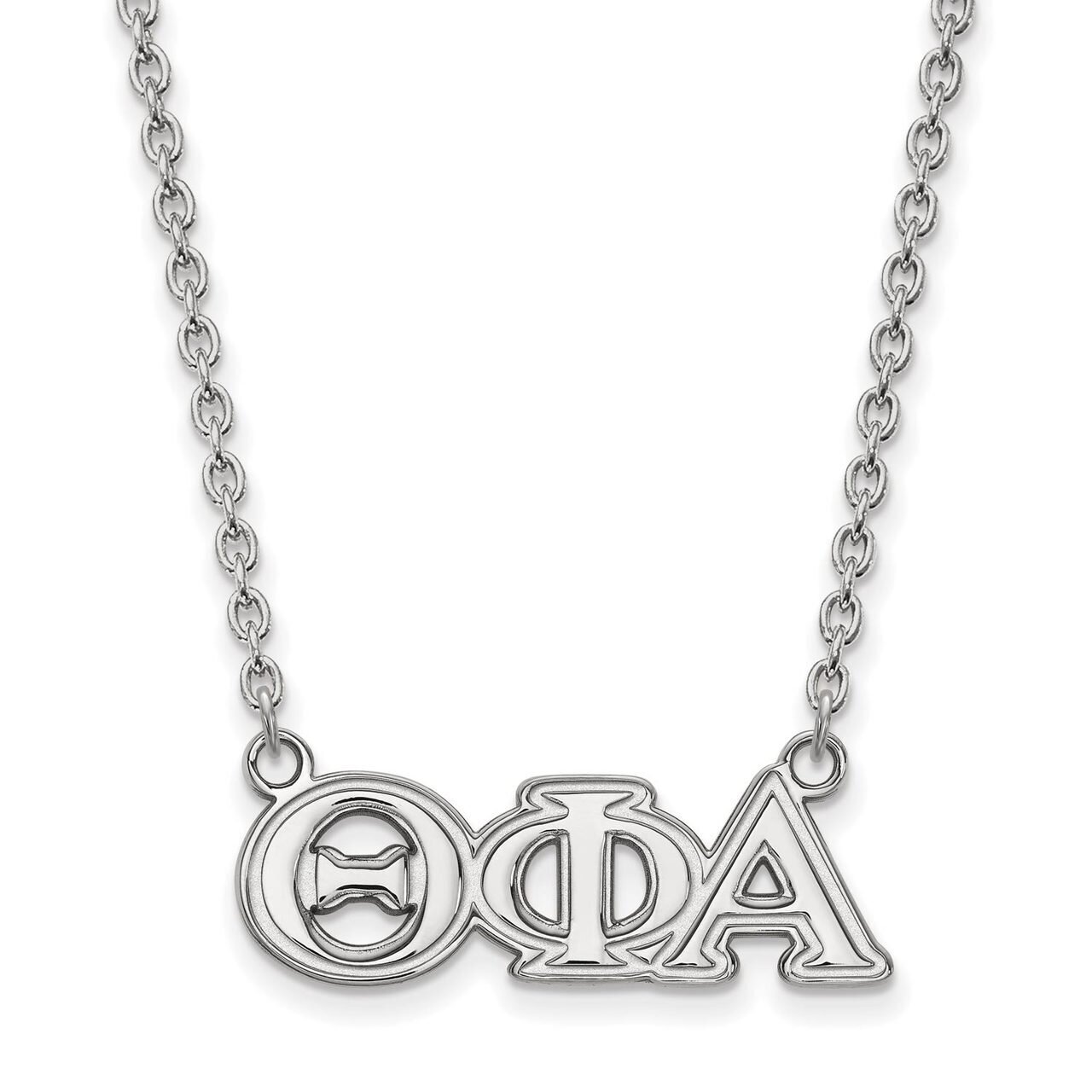 Theta Phi Alpha Medium Pendant with 18 Inch Chain Sterling Silver SS007TPA-18, MPN: SS007TPA-18, 88…