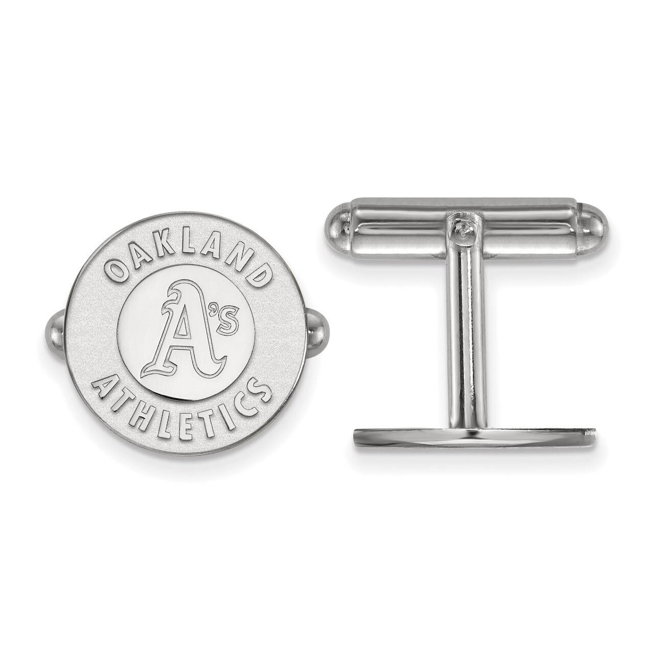 Oakland Athletics Cuff Link Sterling Silver SS008ATH, MPN: SS008ATH, 886774625294