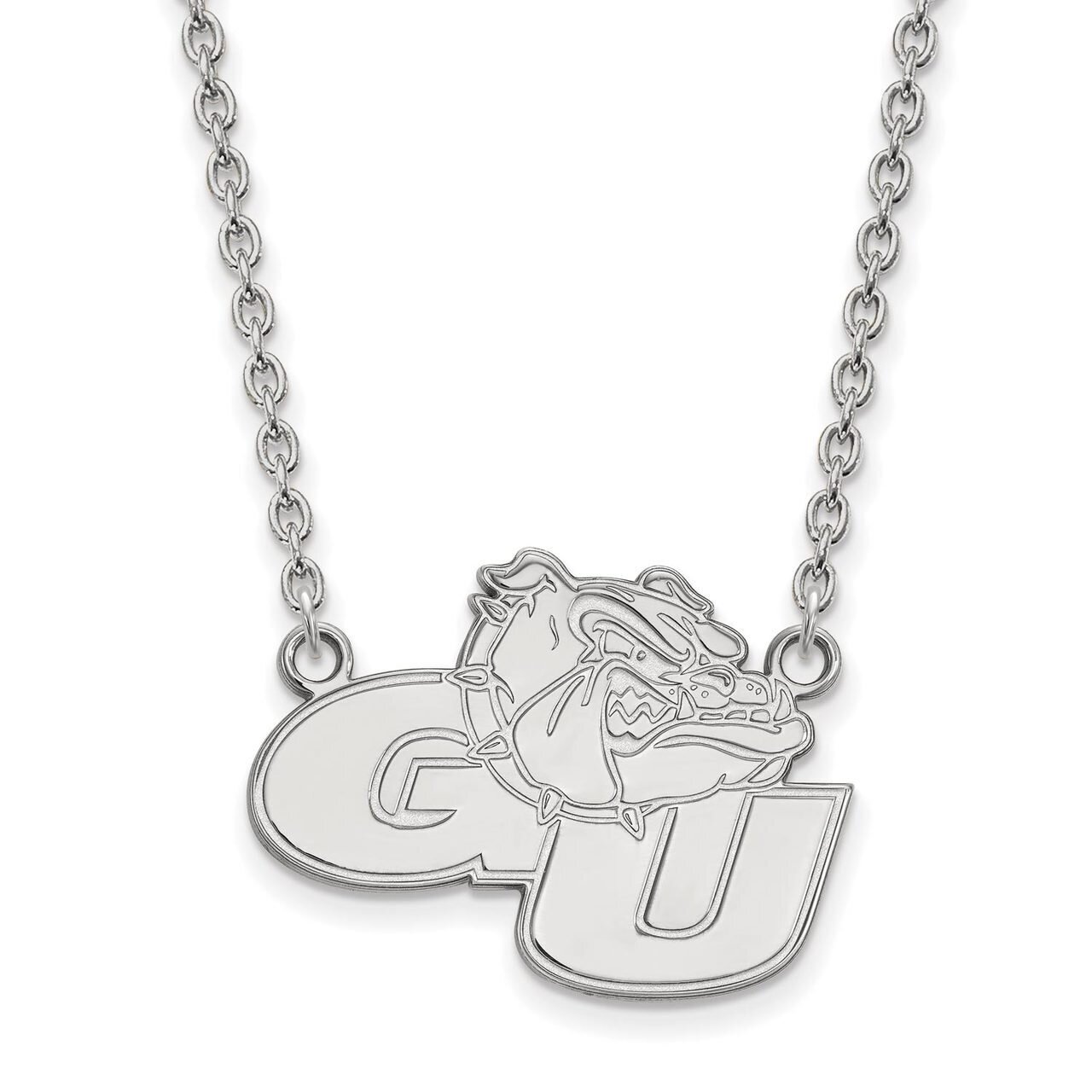 Gonzaga University Large Enamel Pendant with Necklace Sterling Silver SS008GON-18, MPN: SS008GON-18…