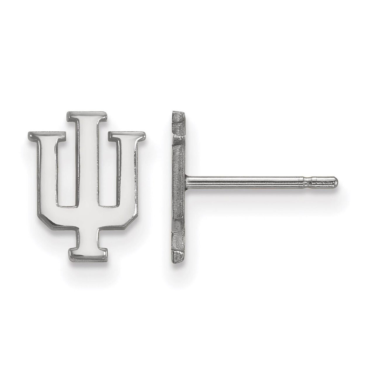 Indiana University Extra Small Post Earring Sterling Silver SS008IU
