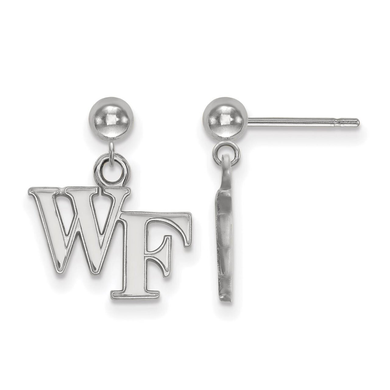 Wake Forest University Earring Dangle Ball Sterling Silver SS008WFU, MPN: SS008WFU, 886774720579