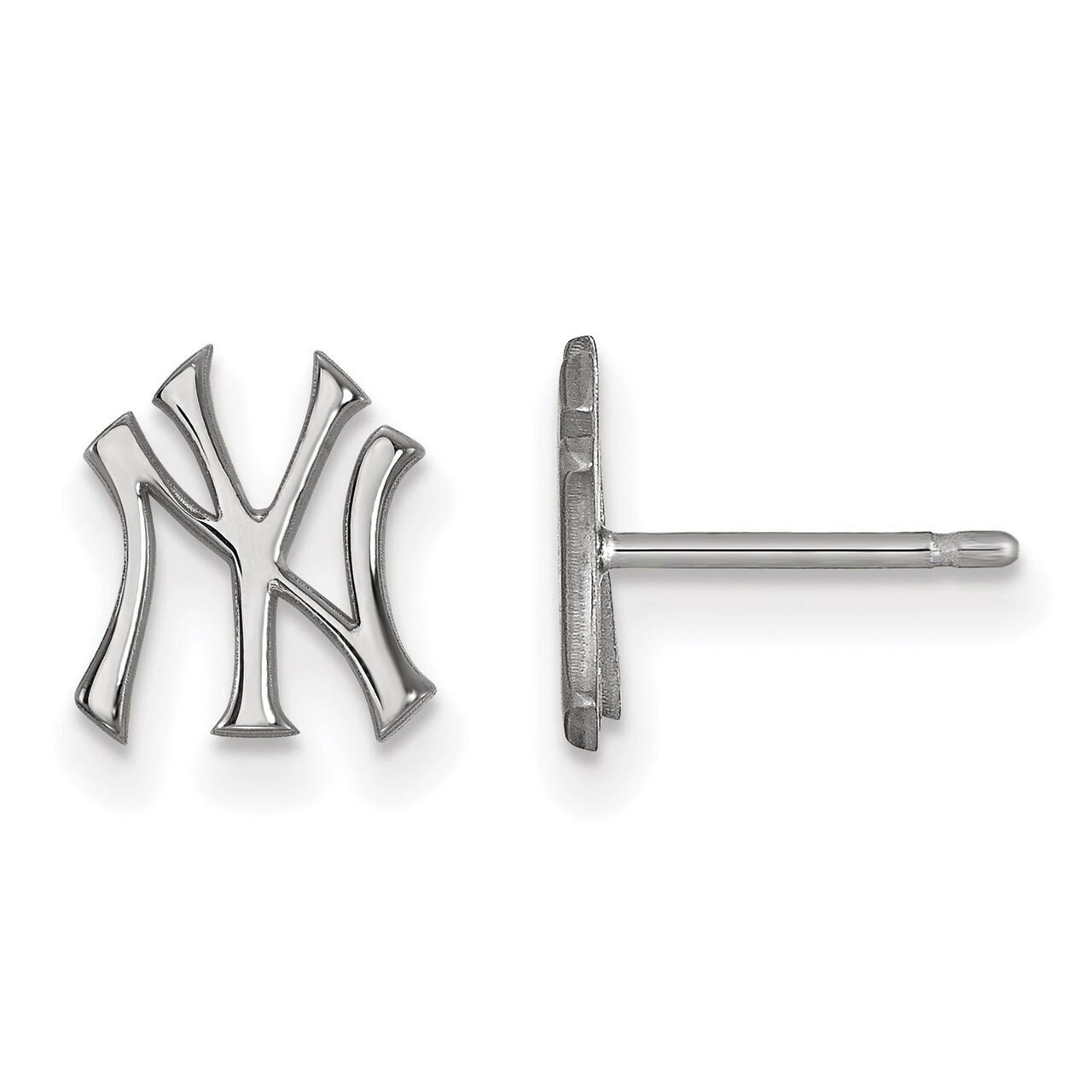 New York Yankees Extra Small Post Earring Sterling Silver SS008YAN