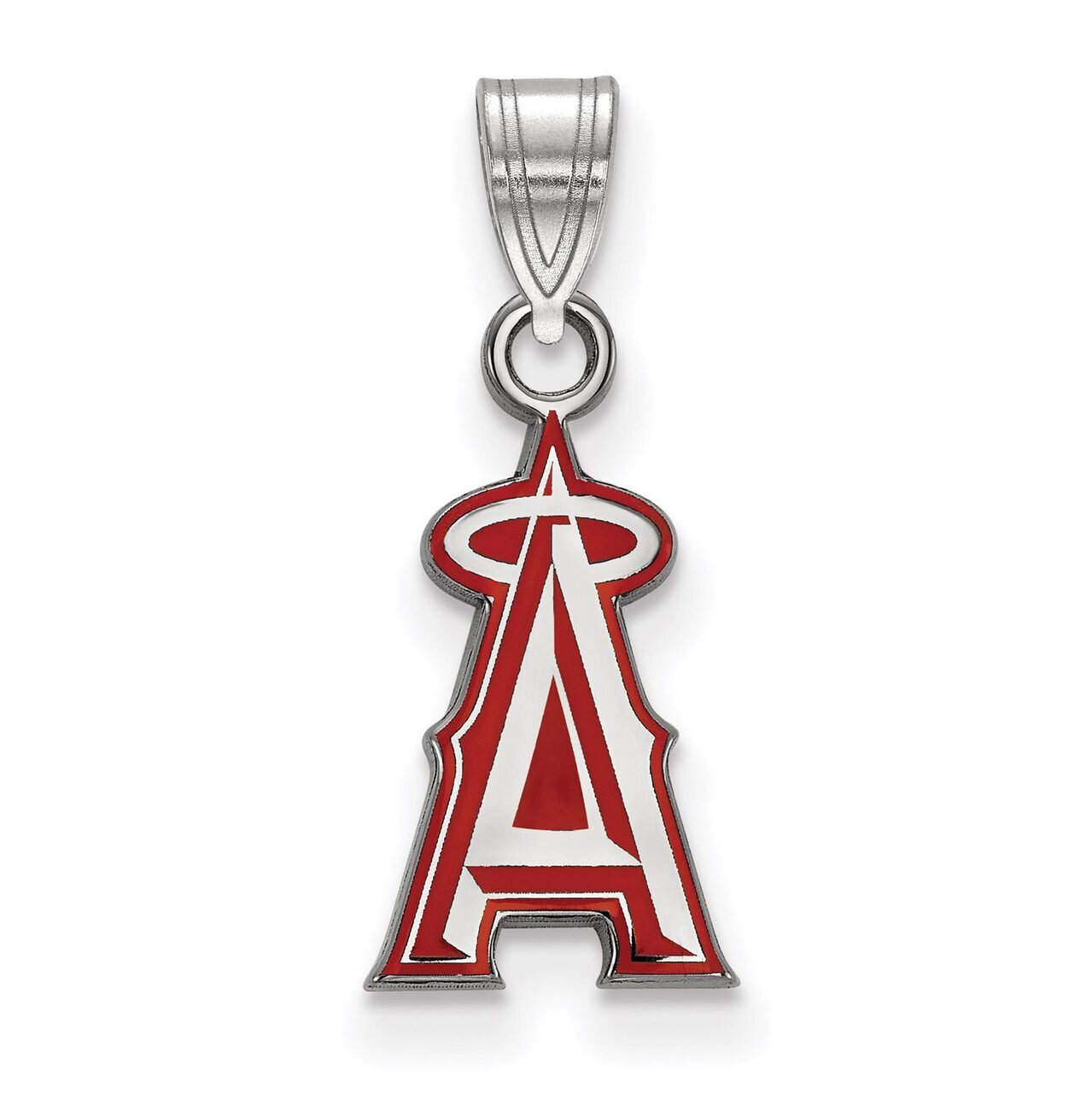 Los Angeles Angels Small Enamel Pendant Sterling Silver SS009ANG
