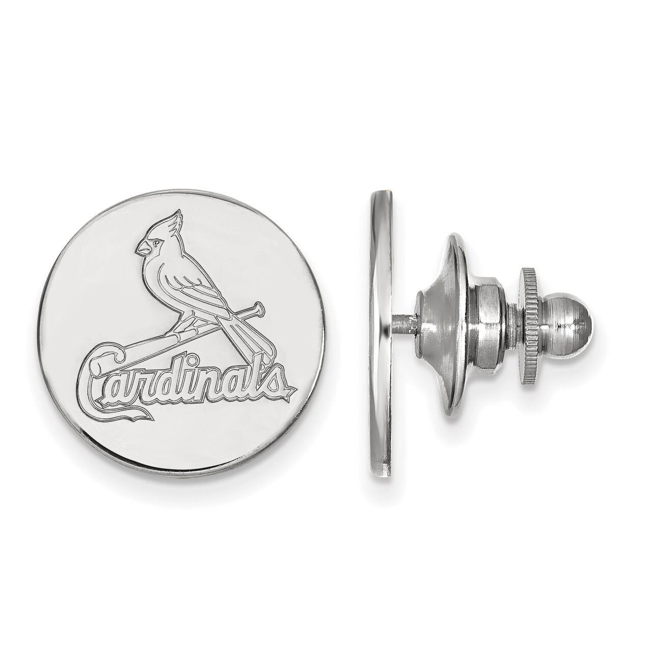 St. Louis Cardinals Lapel Pin Sterling Silver SS009CRD