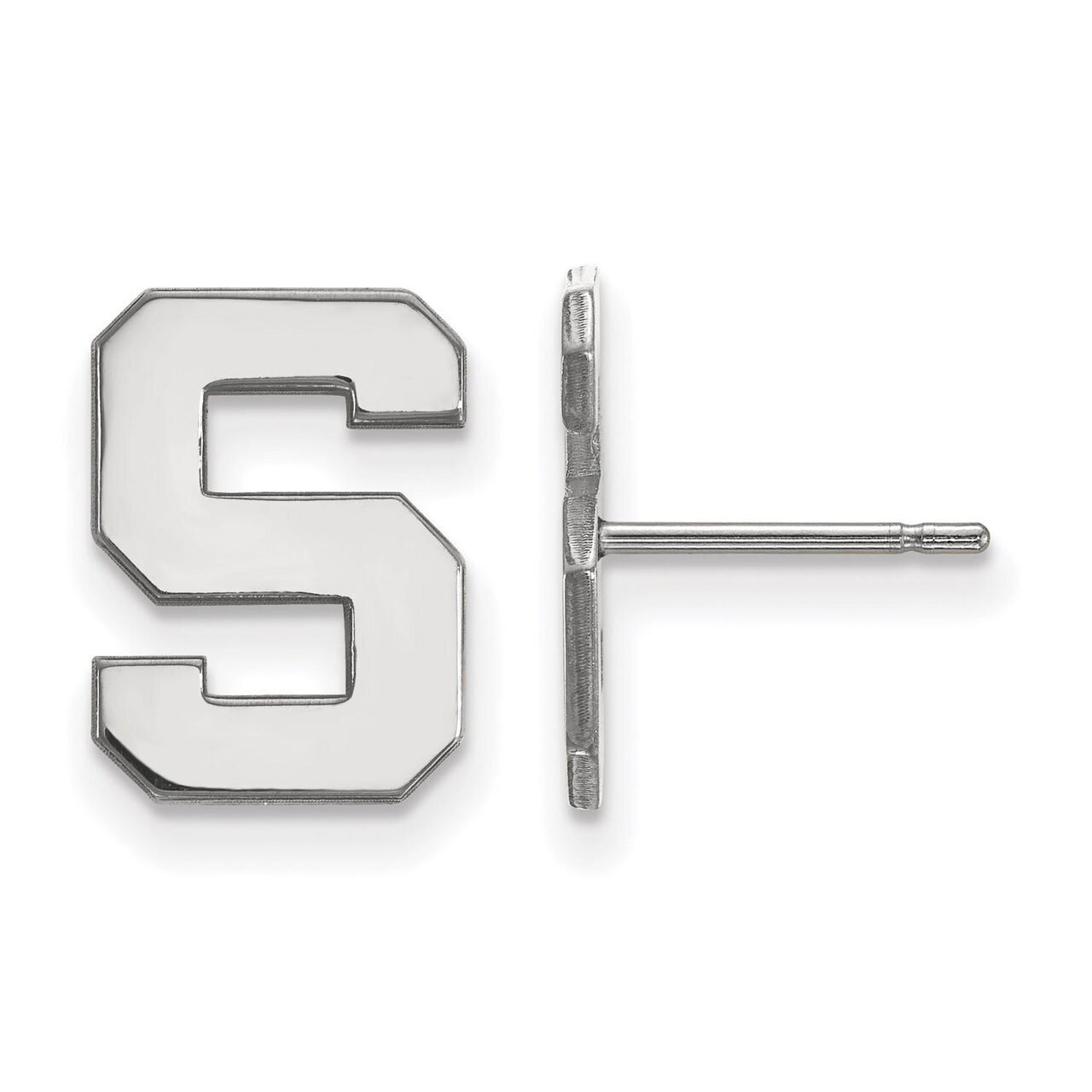 Michigan State University Small Post Earring Sterling Silver SS009MIS